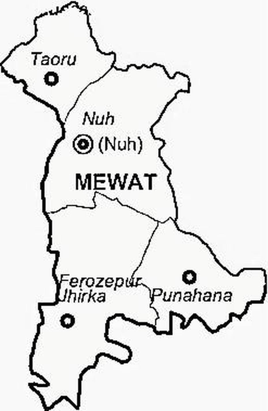 Mewat District | Mewat District Map, Mānwat, India, Siliguri Ward, Jalpaiguri