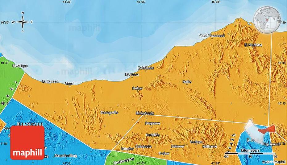 Political Map Of Berbera, Berbera, Somalia, Somalia  With Cities, Somalia  Regions