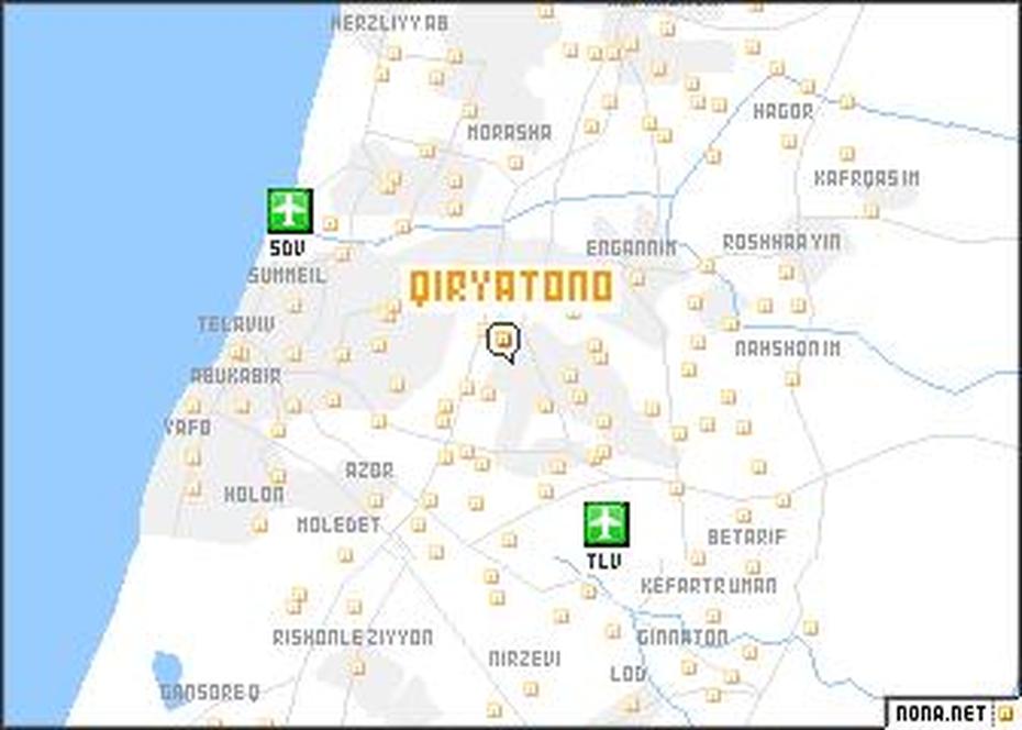 Qiryat Ono (Israel) Map – Nona, Qiryat Ono, Israel, Kiryat Israel, Kiryat Shmona Israel