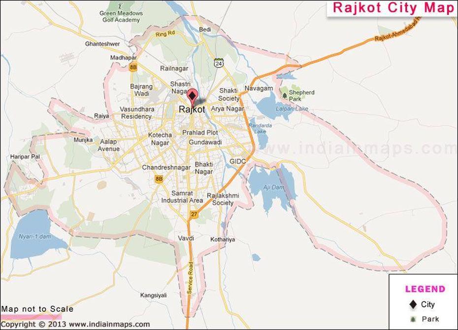 Rajkot City Map | City Map, Map, City, Rājkot, India, Vadodara India, Ahmedabad India