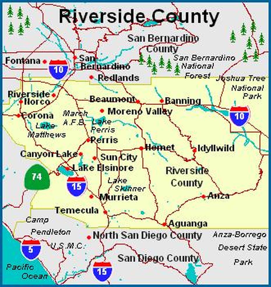 Riverside Map – Toursmaps, Riverside, United States, United States  Color, United States  With City