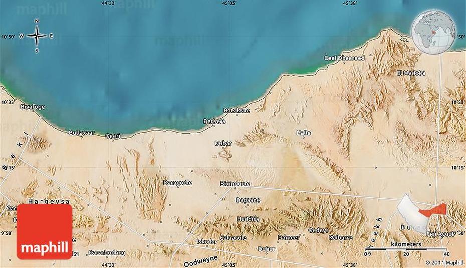 Satellite Map Of Berbera, Berbera, Somalia, Al-Shabaab Somalia, Somalia Clan