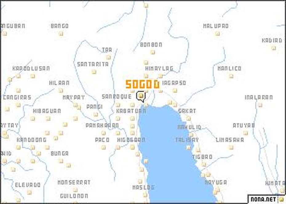 Sogod (Philippines) Map – Nona, Sogod, Philippines, Bacacay Albay Philippines, Leyte Island Philippines