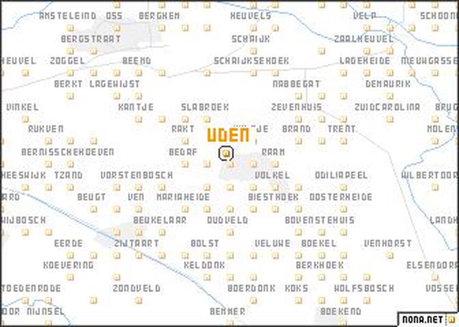 Uden (Netherlands) Map – Nona, Uden, Netherlands, Volkel Air  Base, Zuid-Holland Netherlands