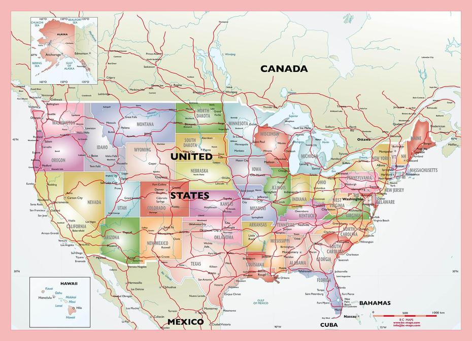 United States Counties, United States On World, Corel, New City, United States