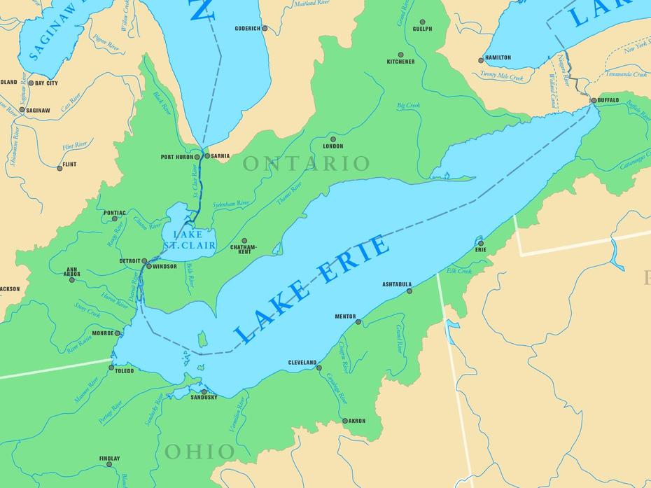 United States  Puzzle, 50 United States, Lake, Erie, United States