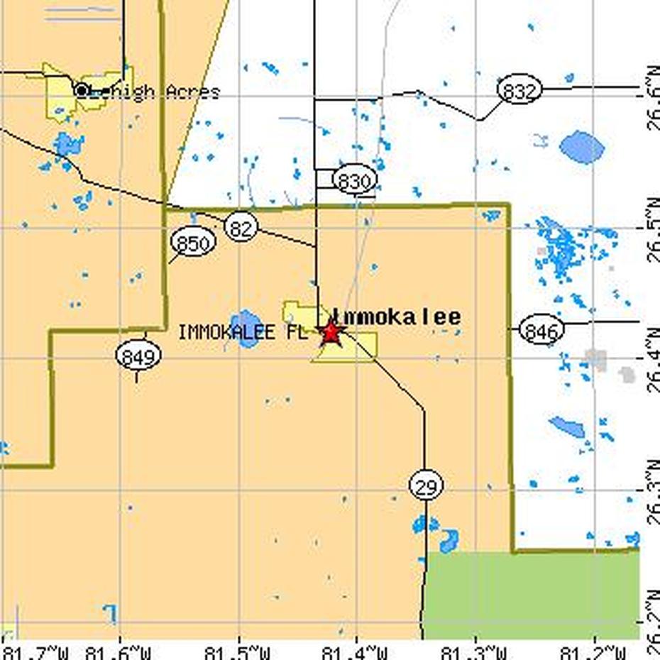 City Of Immokalee Florida, Seminole Casino Hotel Immokalee, Population Data, Immokalee, United States