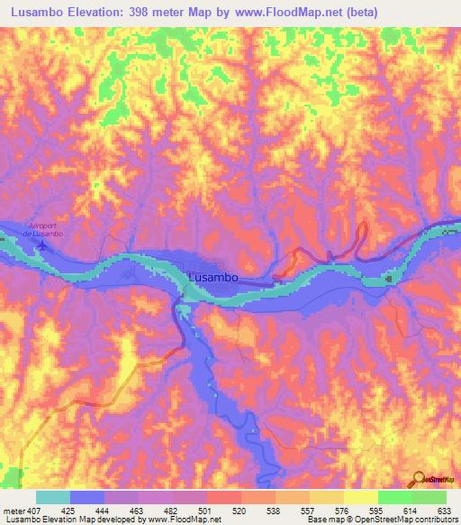 Elevation Of Lusambo,Congo (Kinshasa) Elevation Map, Topography, Contour, Lusambo, Congo (Kinshasa), Dr  Kongo, Drc Congo