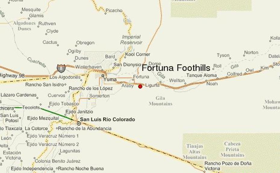 Fortuna Foothills Location Guide, Fortuna Foothills, United States, Fortuna Foothills Az, Verde Village  Az