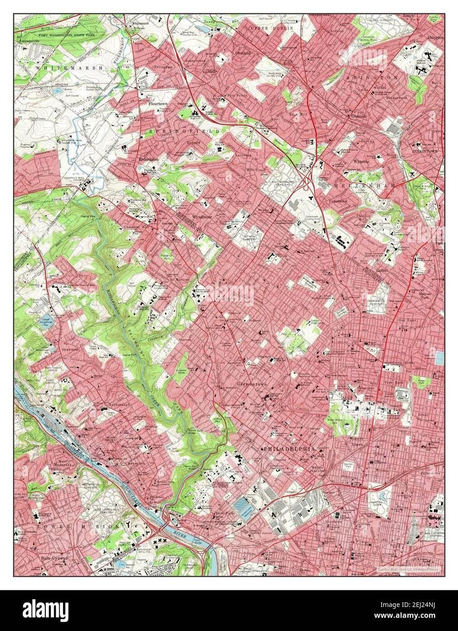 Germantown, Pennsylvania, Map 1967, 1:24000, United States Of America …, Germantown, United States, City Street  Of Germantown Tn, Germantown Wi