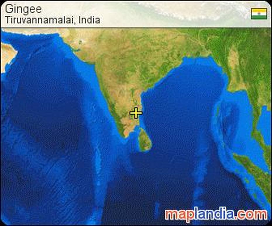 Gingee | Tiruvannamalai Google Satellite Map, Gingee, India, Constituency, Tiruvannamalai