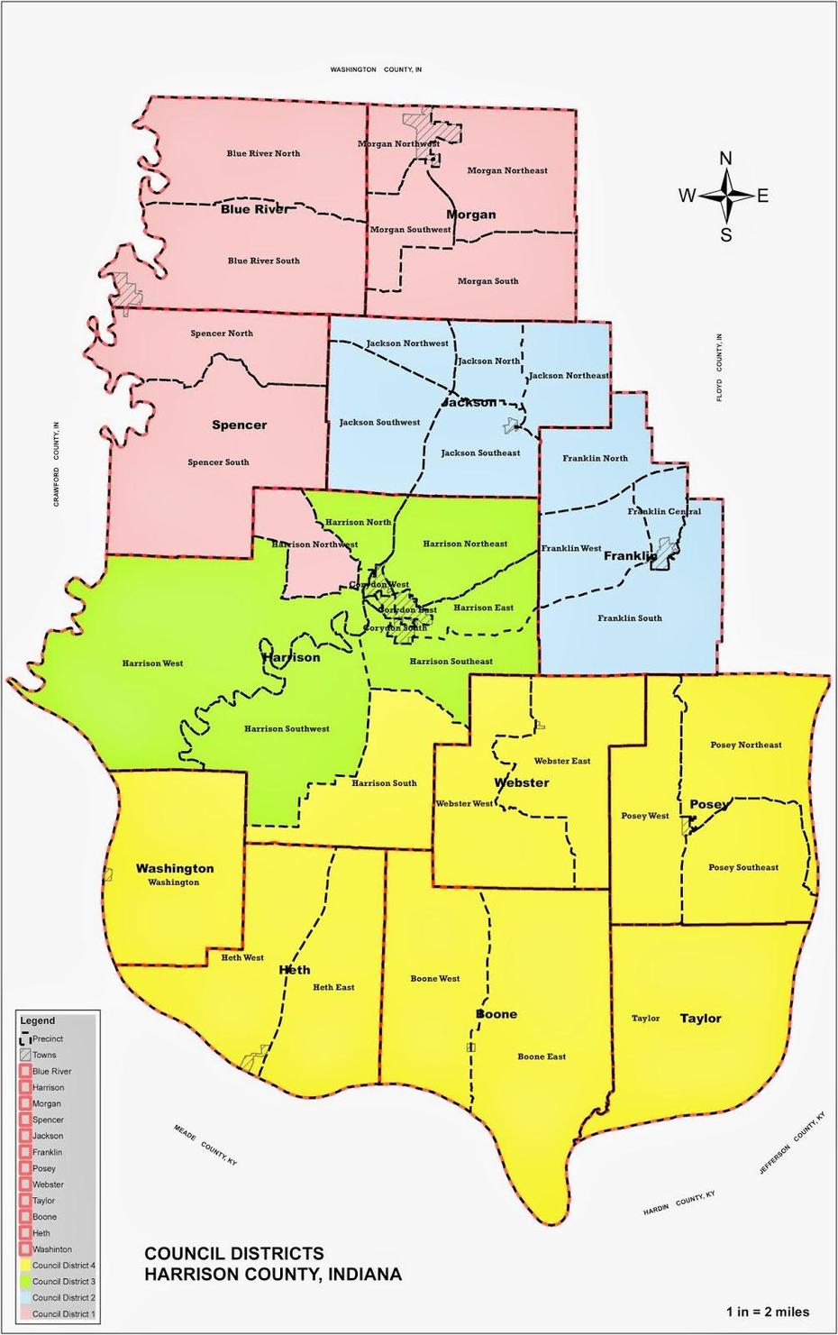 Harrison County Democratic Party: April 2014, Harrison, United States, United States  Color, United States  With City