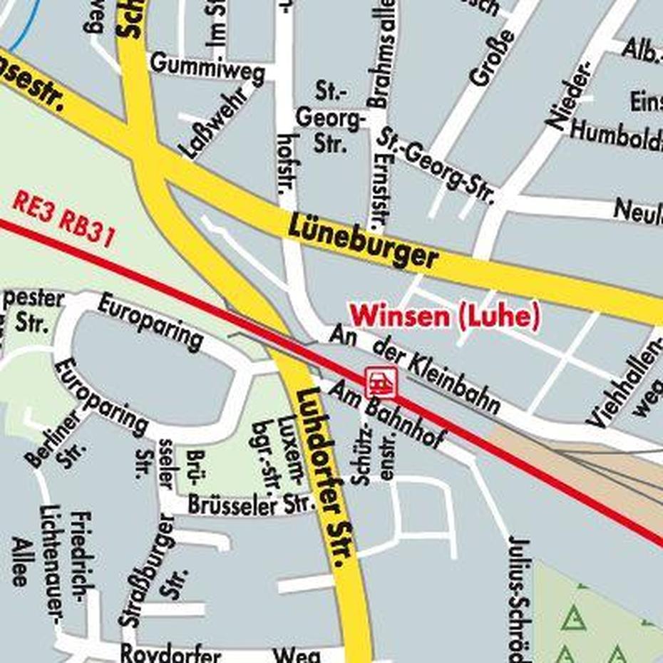 Karte Von Winsen (Luhe) | Karten, St Georg, Bahnhof, Winsen, Germany, Buchholz Germany, Stadt Winsen Luhe