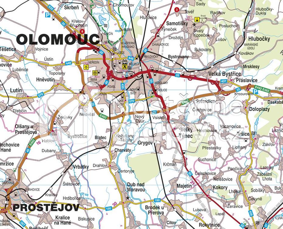 Katastralni Mapa Olomoucky Kraj | Viladomyveleslavin.Cz, Olomouc, Czechia, Olomouc Streets, Cymbalta