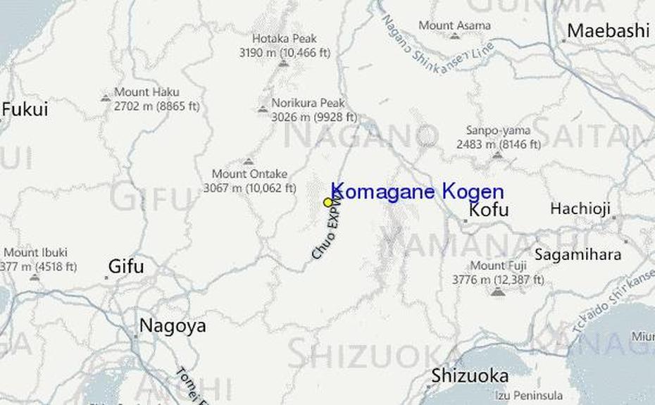 Komagane Kogen Previoni Metereologiche, Neve Report And Informazioni …, Komagane, Japan, Japan  Kids, Japan Outline
