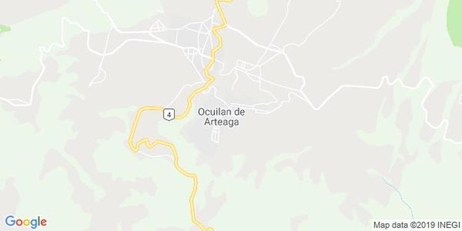 Mapa De Ocuilan, Mexico – Mapa De Mexico, Ocuilan De Arteaga, Mexico, Michoacan Mexico City, Pueblos De Mexico