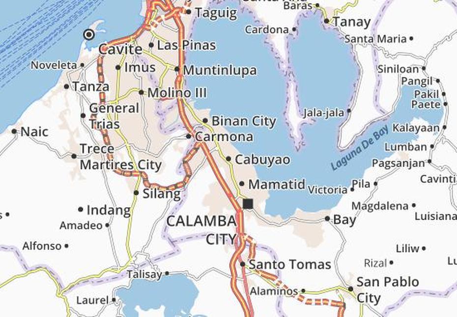 Michelin Cabuyao Map – Viamichelin, Cabuyao, Philippines, Cabuyao Resort, Kawit Cavite