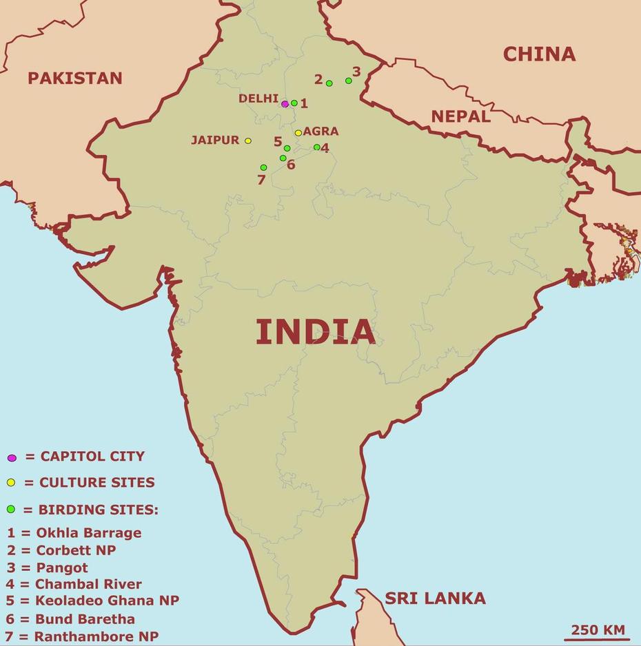 Northern India Map, Nibria, India, Easy India, India  Simple