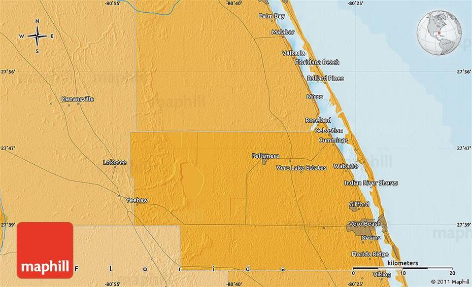 Political Map Of Palm Bay, Palm Bay, United States, Palm City Florida, Palm Bay Hospital