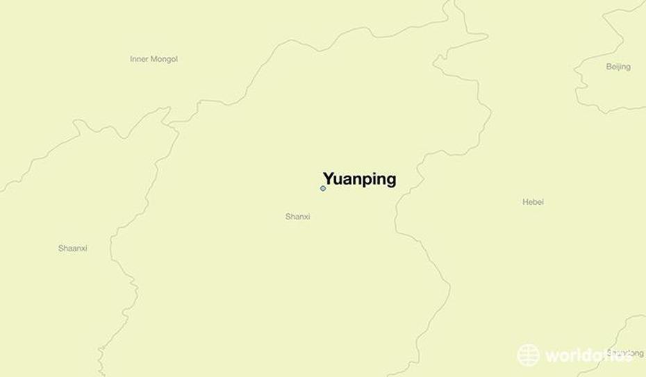 Where Is Yuanping, China? / Yuanping, Shanxi Map – Worldatlas, Yuanping, China, China Printable, Of China Provinces