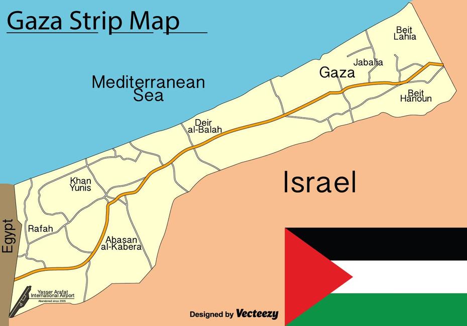 27 Map Of Gaza Strip – Online Map Around The World, Gaza, Gaza Strip, Gaza Tunnels, Franja De Gaza A