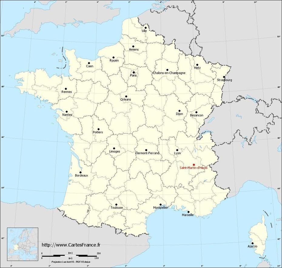 B”Carte Saint-Martin-Dheres : Cartes De Saint-Martin-Dheres 38400″, Saint-Martin-D’Hères, France, Saint-Martin-D’Hères, France