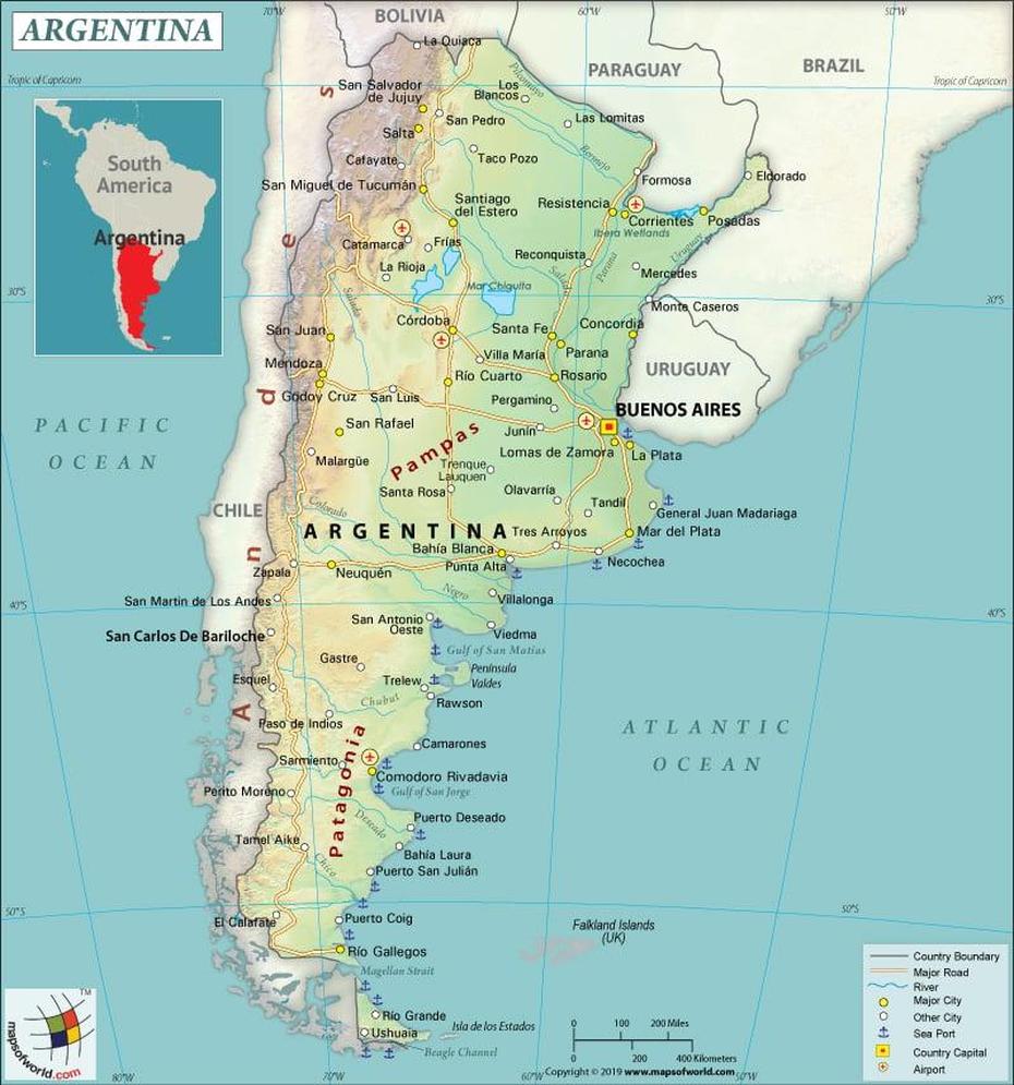 Capital Of Argentina Map – Real Map Of Earth, Pichanal, Argentina, Argentina  With Flag, Argentina Blank