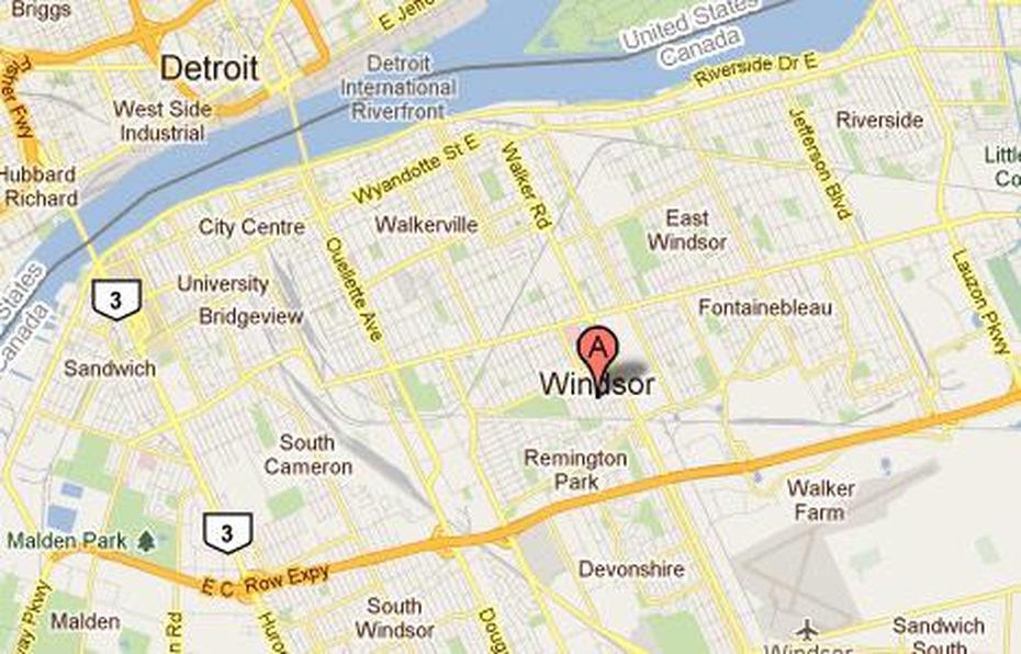 About The City | Info Windsor, Windsor, United States, United States  Colored, United States  With Capitals Only