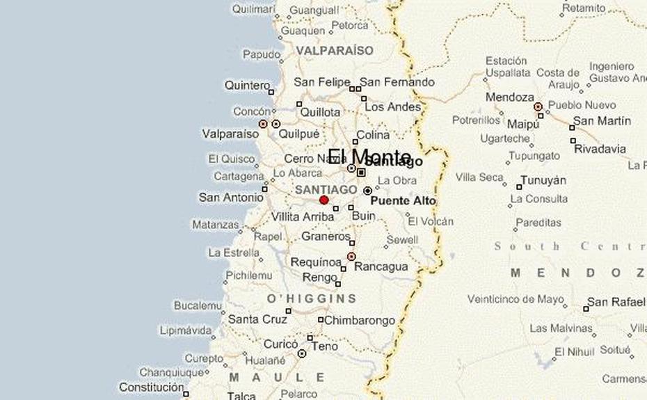 El Monte, Chile Location Guide, El Monte, Chile, El Monte Ca, El Monte California