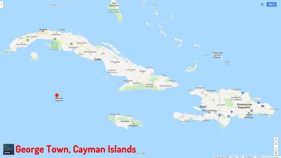 George Town Map, George Town, Cayman Islands, Cayman Islands Location, Georgetown Grand Cayman