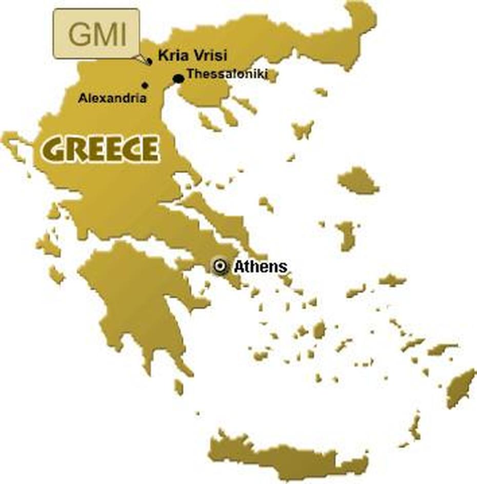 Greece Tourist Attractions, Labeled  Of Greece, Gmi, Giannitsá, Greece