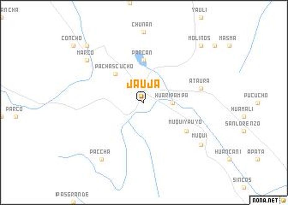 Jauja Peru Map, Jauja, Peru, Peru Tourism, Huancayo Peru