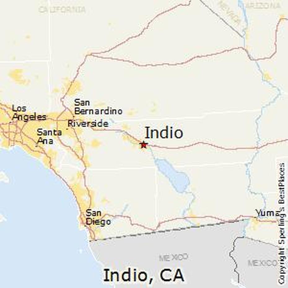 Map Of Indio California | Map Of The World, Indio, United States, Street  Of Indio Ca, Indio Area