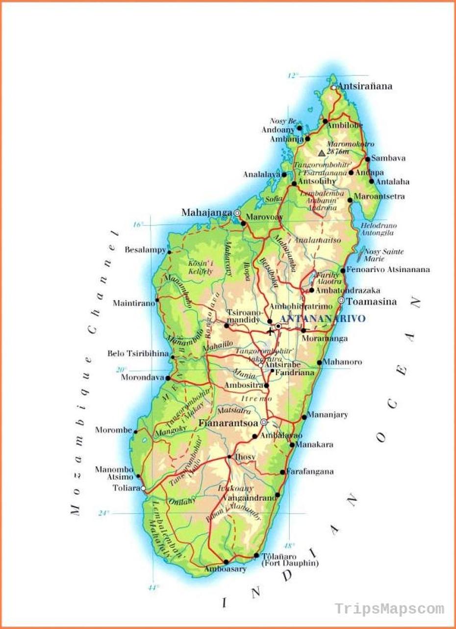 Map Of Madagascar – Where Is Madagascar? – Madagascar Map English …, Mahasoabe, Madagascar, Madagascar Travel, Madagascar Country