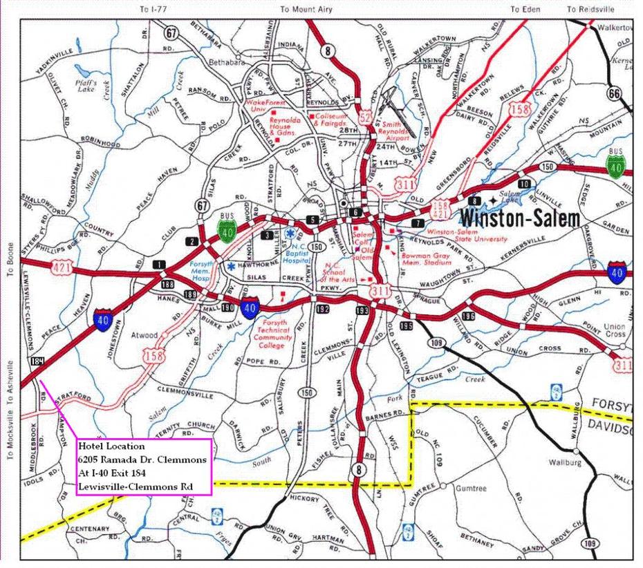 Map Of Winston-Salem North Carolina_17.Jpg | Winston Salem North …, Winston-Salem, United States, Warrior Alabama, Winston-Salem Beltway