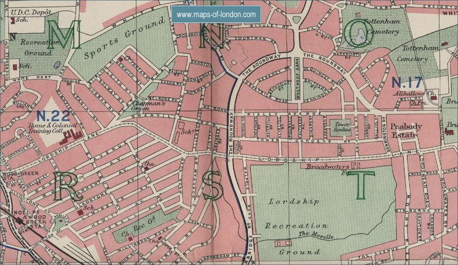 Map Of Wood Green, London, Wood Green, United Kingdom, Cineworld Wood Green, Vue Wood Green