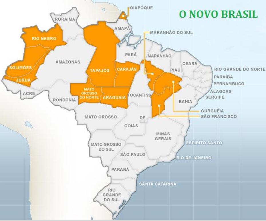 Novo Logo, El Nuevo Mundo, Novo Brasil, Mundo Novo, Brazil