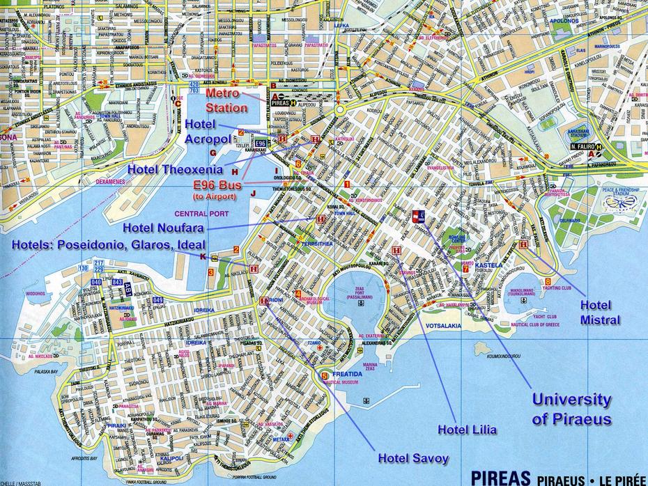 Piraeus Greece Map, Piraeus, Greece, Spetses Greece, Greece City