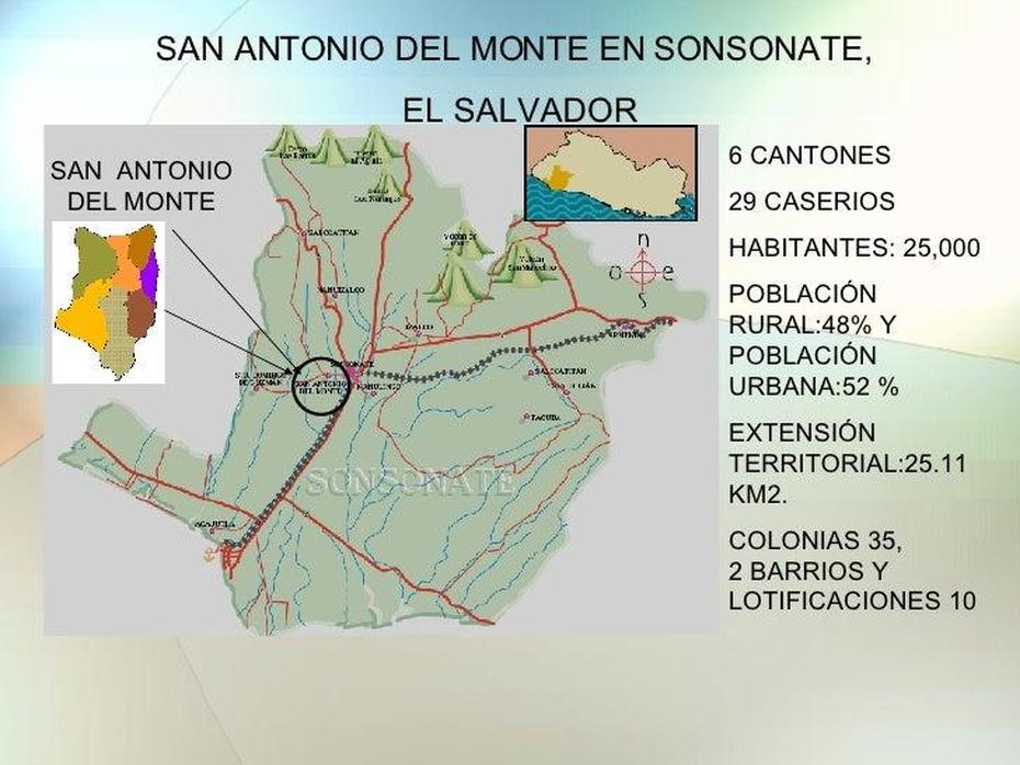 Ruta Nahuat Pipil: Municipio De San Antonio Del Monte, San Antonio Del Monte, El Salvador, San Antonio Del Monte, El Salvador
