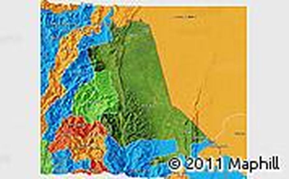 Satellite 3D Map Of Tibu, Political Outside, Tibú, Colombia, Tibu  A, Tibu Colombia And Farc