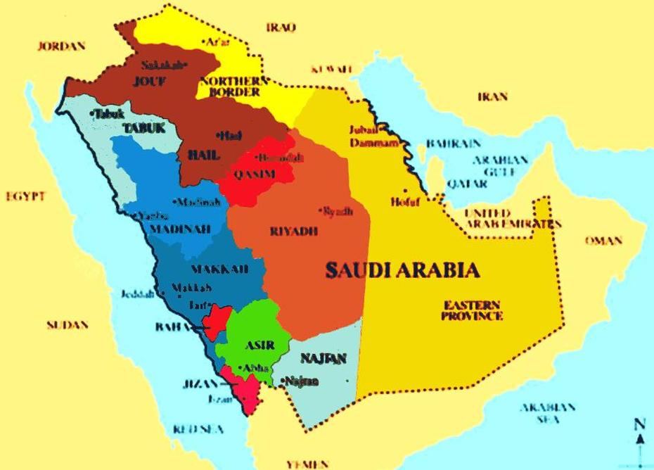 Saudi Arabia Map – Travelsfinders, Al Qaţīf, Saudi Arabia, Eastern Province Saudi Arabia, Dammam City Saudi Arabia