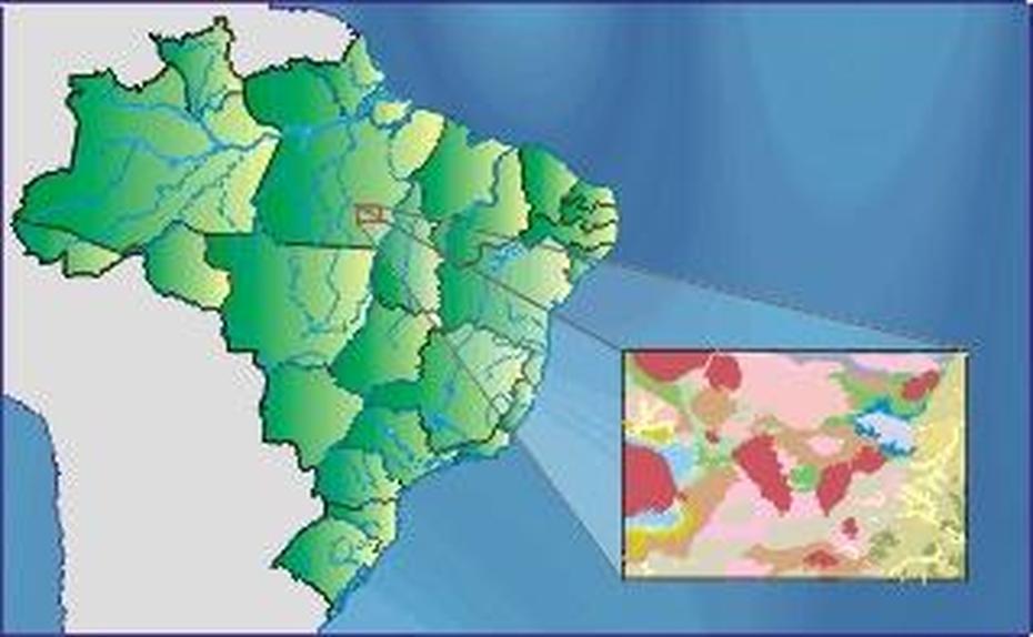 Southern Brazil, Brazil  Clip Art, Servico Geologico, Xinguara, Brazil