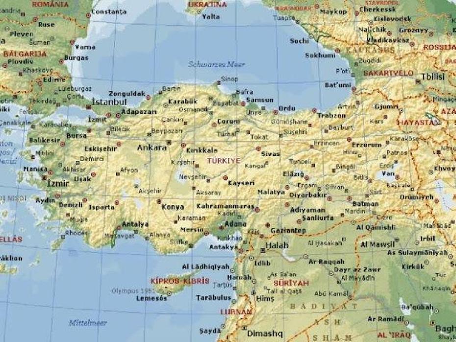 Turkey – Geographical Maps Of Turkey – Global Encyclopediatm, Yahşihan, Turkey, Turkey Beaches, Of Turkey Today