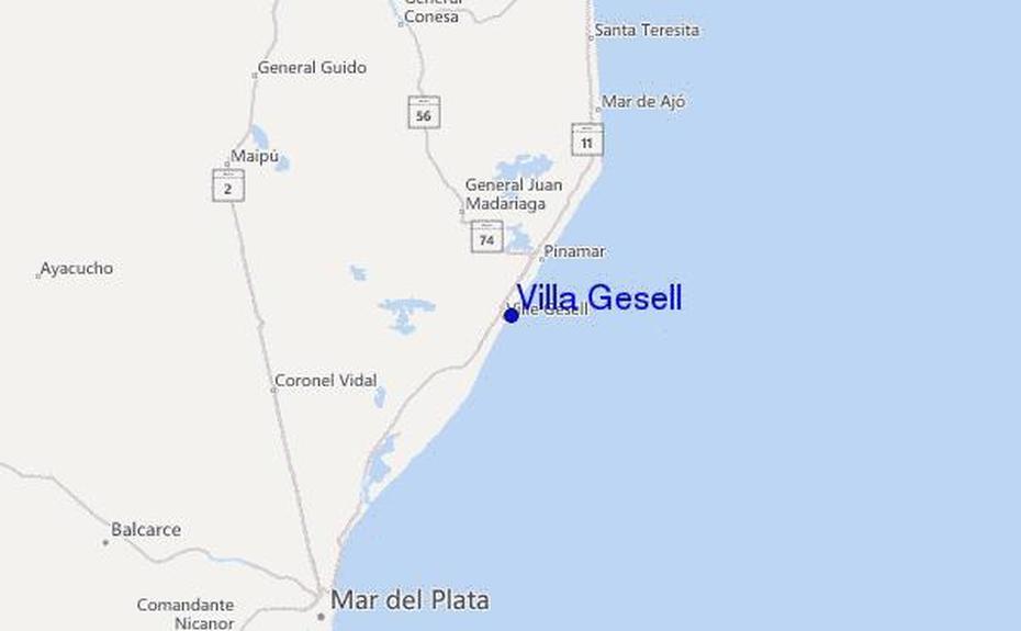 Villa Gesell Surf Forecast And Surf Reports (Buenos Aires, Argentina), Villa Gesell, Argentina, Calles De Villa Gesell, Buenos Aires Villas