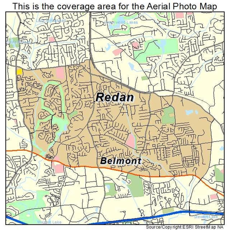 Aerial Photography Map Of Redan, Ga Georgia, Redan, United States, United States World, Basic United States