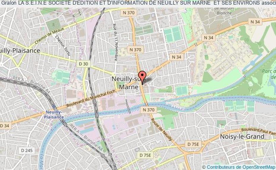 B”La S.E.I.N.E Societe Dedition Et Dinformation De Neuilly Sur Marne Et …”, Neuilly-Sur-Marne, France, Neuilly-Sur -Seine France, Marne River