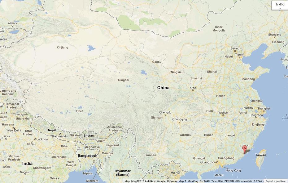 Of China Provinces, China  Colored, World, Ximeicun, China