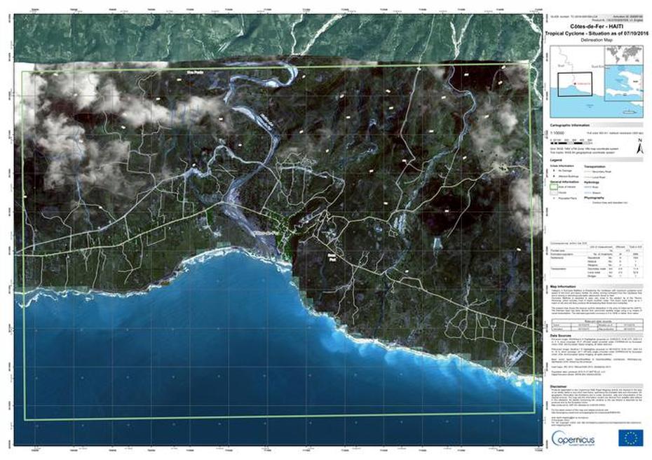 Cotes-De-Fer – Haiti Tropical Cyclone – Situation As Of 07/10/2016 …, Côtes De Fer, Haiti, Île À Vache  Haïti, Cote Des Arcadins Haiti