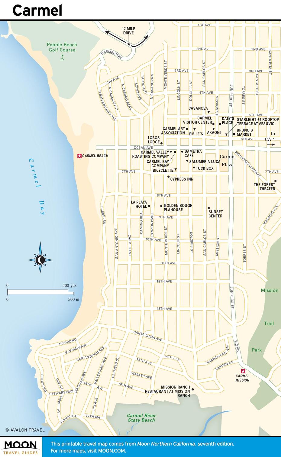 Detailed  United States, United States  Color, California, Carmel, United States