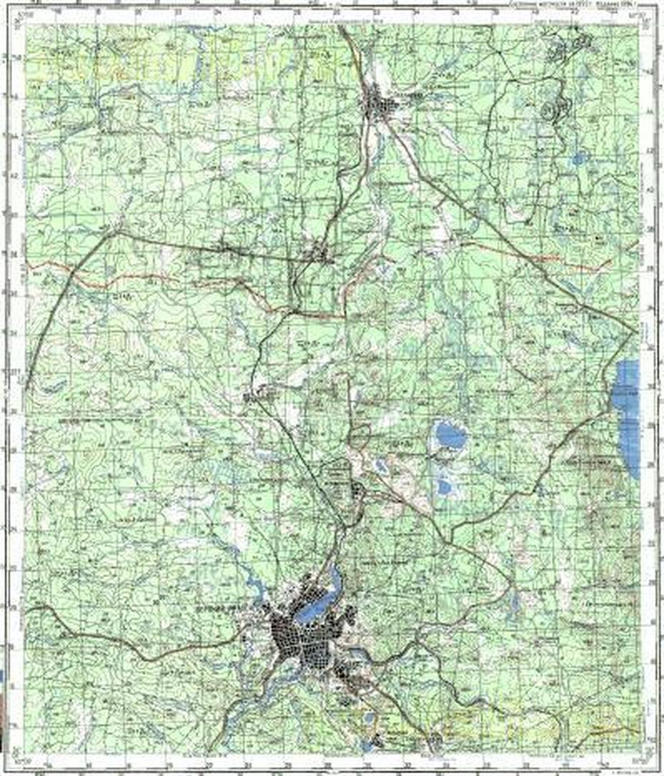 Download Topographic Map In Area Of Verkhniy Ufaley, Poldnevaya …, Verkhniy Ufaley, Russia, Russia  With Countries, Western Russia